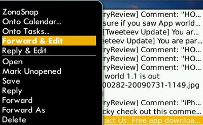 Forward, Reply & Edit Forward, Reply & Edit